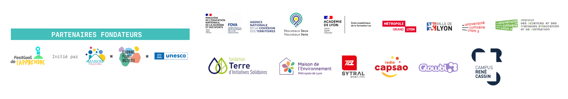 Les partenaires du Festival de lApprendre cropped