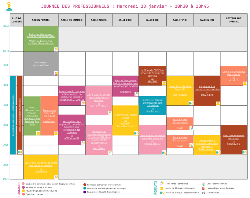 Festival 26 Planning journee pro 4